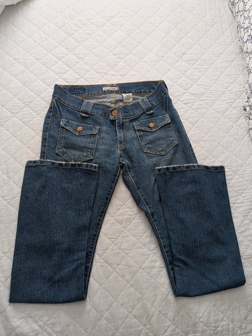 Levi's 504 Slouch Flare Exposed Pocket Jeans